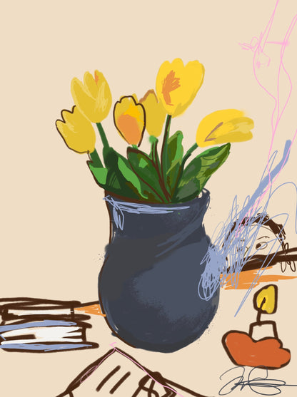 Books & Tulips